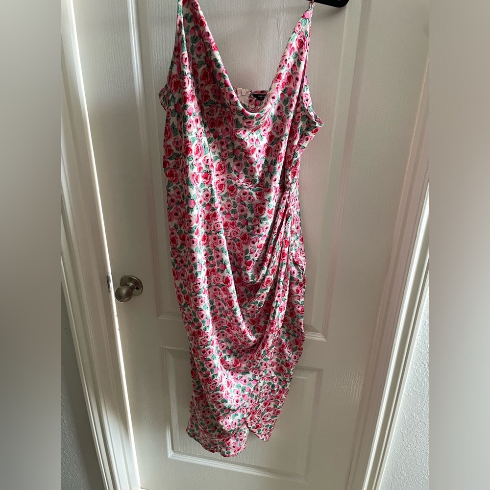 SHEIN Curve silk dress